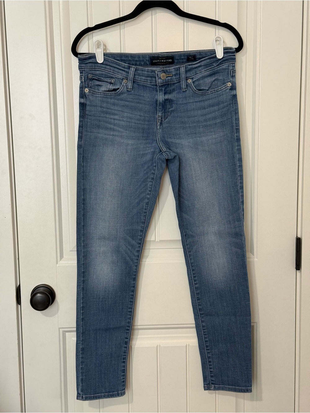 Lucky Brand Stella Skinny Mid Ride Light Blue Denim Jeans